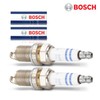 2 x Original BOSCH 0242245576 Spark Plugs Compatible with Golf