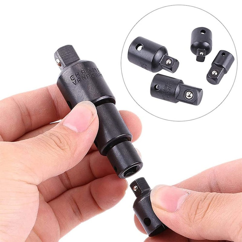 Bestgle 4pcs Impact Socket Adapter and Reducer Set, Socket Driver