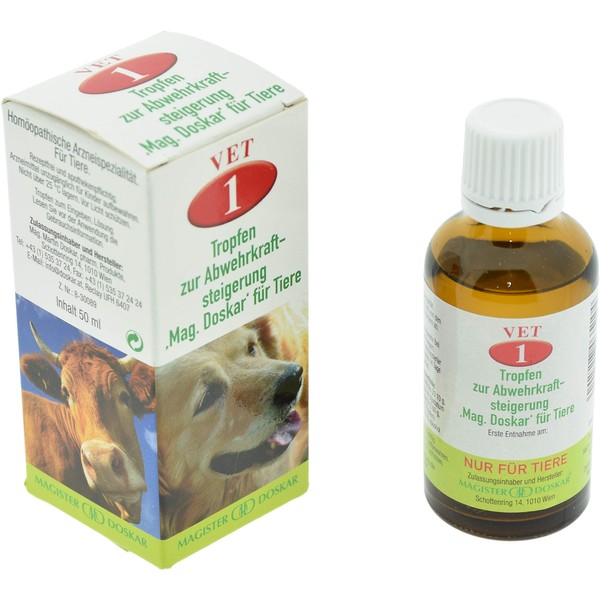 MAGISTER DOSKAR For Animals No. 1 - Homeopathic Drops for