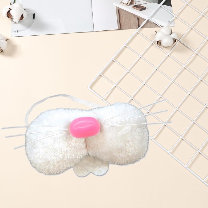 HIXNUG Plush Fabric Bunny Nose Rabbit Nose Accessory Easter Party