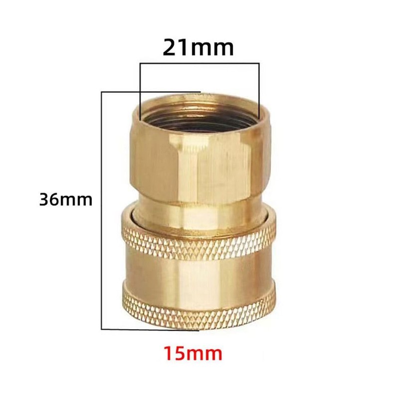1セット 3/8 M22 アダプター 高圧洗浄機用水出口セット クイックコネクトキット M22 高圧洗浄機パイプジョイント用