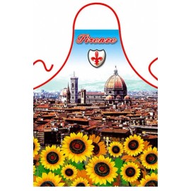 Kitchen Florence Italy Sunflowers Apron, Made in Italy