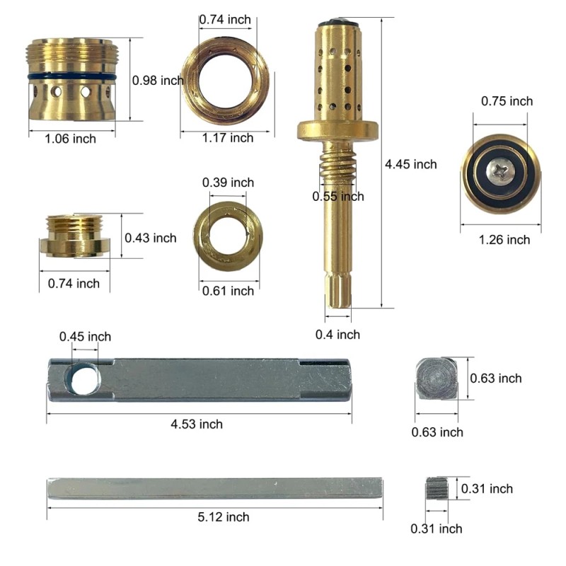 zhi-109350 COMPLETE REBUILD KIT FOR SYMMONS TEMPTROL TA10 TA4 T-35