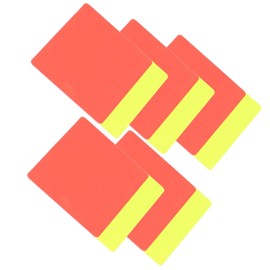 Tarjeta Roja y Amarilla de Fútbol, ​​Juego de 5 Tarjetas de árbitro de Fútbol Deportivo, Juego de Tarjetas Rojas y Amarillas, Tarjetas de Advertencia y Expulsión de Fútbol