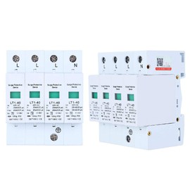 Surge Protector, LT1-40, 4P 420VAC 40KA, 35mm DIN Rail Mount (4P40KA)