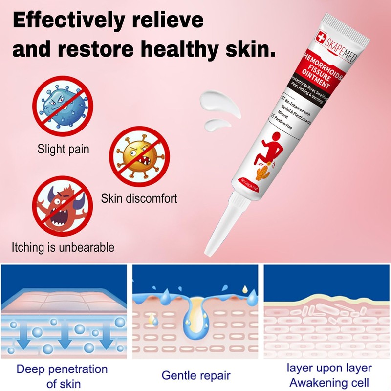 Deejuns Haemorrhoid Cream 20g - Haemorrhoid Treatment and Prevention, Relieves