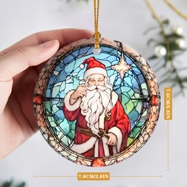 Touber Santa Claus Ornaments 2024, Santa Claus Christmas Ornaments, Santa Claus Christmas Decor, Santa Claus Christmas Tree Decorations, Holiday Decorations, Santa Claus Keepsake, Santa Claus Gifts