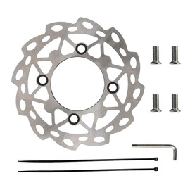 PRO BAT - Placa de freno de disco de 190 mm de repuesto para bicicleta Apollo Dirt Pit de 110 cc y 125 cc, 1 unidad