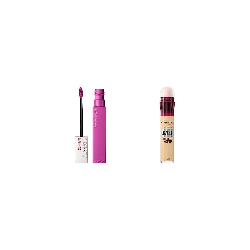 Maybelline Labial Liquido Matte Larga Duracion Superstay, Matte Ink 35