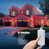 West Ivory 762LEDs, 100ft Red Outside LED Rope Light, 8