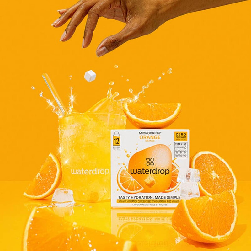 waterdrop Microdrink - Orange, 12 Servings