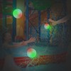 4Pcs Glowing Pool Balls Reusable Silicone Glowing Beach Ball Water