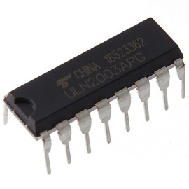 Bridgold 10pcs ULN2003APG ULN2003 2003 NPN Transistors Darlington 7-Circuit Sink Driver, 500 mA 50 V HFE:1000, 16-Pin