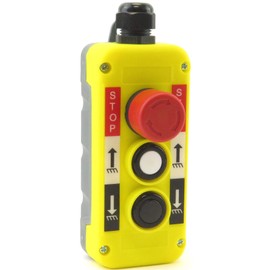 YuCo YC-3B-SUD Hoist Crane Pendant Control Station Switch 3-Button (Stop-Up-Down)