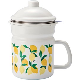 BACKYARD FAMILY Plune Enameled Oil Pot, Lemon