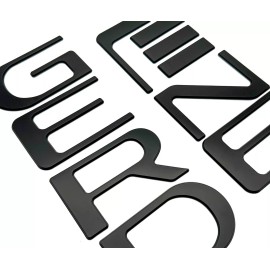 TD 3D BLACK ABS Plastic RAISED TAILGATE LETTERS FOR RIDGELINE 2024 2025 US