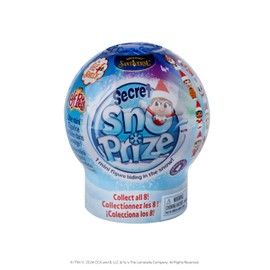 The Elf on the Shelf Secret SnoPrize Series 4 – Holiday Surprise Globe with Magic Snow Reveal & 1 Mystery Mini Figure – Scout Elf or Elf Pets Collectible – Stocking Stuffer Gift for Kids