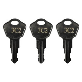 Niahm Sentry Safe Replacement Keys Model 1100-Codes 3A2 for Sentry Safe Key (Key 3C2)(3 Pcs)