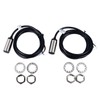2 Pcs Inductive Proximity Sensor 4mm Detecting Distance DC 3