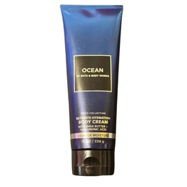 Bath & Body Ultimate Hydration Body Cream with Shea Butter, 8 Oz. - Men's Collection (Full Size, Ocean)
