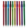 TRIJOI Ballpoint Pens, MULTICOLOUR, Fine Point (0.7mm), Pack of 10,