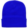 Falari Unisex Beanie Cap Knitted Warm Solid Color 2040A-ROYAL