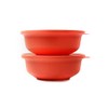 Tupperware Aloha 1L Salmon (2) Serving Bowl Salad Bowl