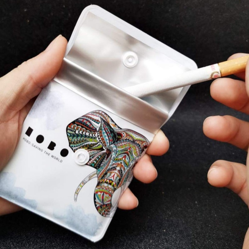 4Pcs Environmental Portable Ashtray Reusable Ash Pouch Fireproof Mini Ashtray