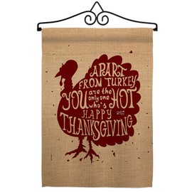 Thanksgiving Decorations Wall Hanging Mount Bracket Set Flag Pole Holder Garden Banner Room Indoor Outdoor Tapestry Sign Farmhouse Grandma A Part From Turkey Front Door Decor Fall Gifts Made In USA