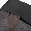 CAPASTEC Turnbeutel mit Kordelzug, verstellbar, Netzballtasche für Fußball, Schwarz