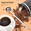 Luxiwise Long Handle Coffee Scoop, 18/8 Stainless Steel Food Grade