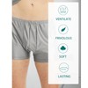 EMF Shielding Underwear Men Radiation Protection Underpants Boxer Briefs Silver