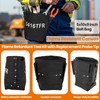 Phlosiyz Heavy-Duty Tear-Resistant Tool Bag with Reinforced Canvas,Flame Retardant Tool