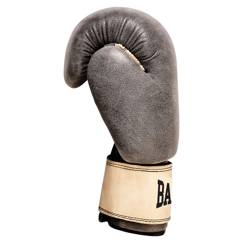 Bad Company Retro Cowhide Leather Boxing Gloves with Ventilation System