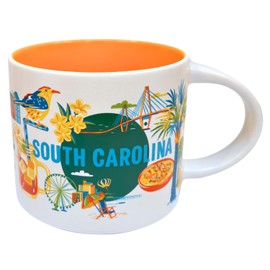 Starbucks Discovery Series South Carolina Ceramic Mug, 14 Oz