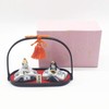 Yakushi Kiln Peach Festival Hinamatsuri Doll Dyed Nishiki Tekoro, Hinamatsuri