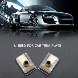 20Pcs M5 Chimney U Nut Spire Clips Speed Fasteners Metal Bumper U Clips Zincification Fixings Panel For Motor Vehicles Domestic Appliances