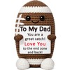 WELLBANEE Football Dad Gifts for New Dady Papa Bonusdad Stepdad