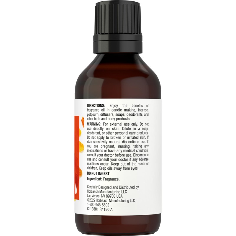 Horbäach Amber Fragrance Oil | 1 fl oz (30ml) |