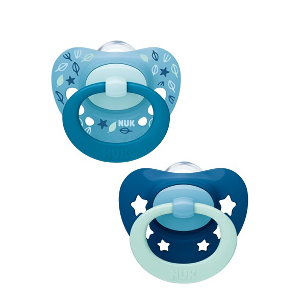 Nuk Signature Silicone Soother 6-18m, 1pc (Various Colors)