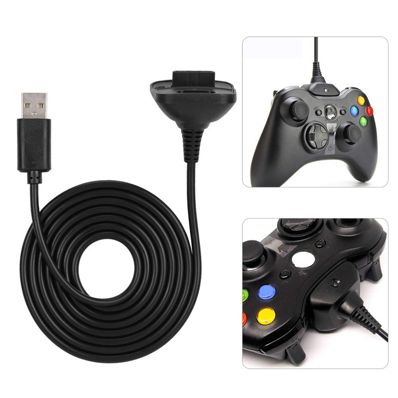 Charging Cable for 360 Controllers - 2 in 1 1.5