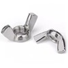 M6 Wing Nuts,Stainless Steel 18-8(304) Wing Nuts, 20Pcs-Pack