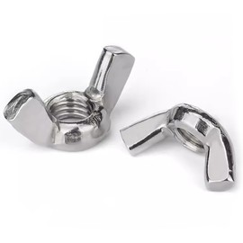 M6 Wing Nuts,Stainless Steel 18-8(304) Wing Nuts, 20Pcs-Pack