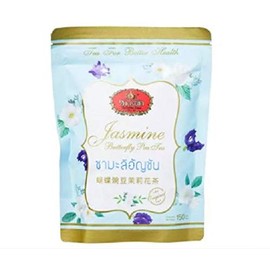 Cha Tra Mue Jasmine Butterfly Blue Pea Tea 150g - It gives a refreshing taste and soothing fragrant with a natural blue color.