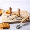 Binnan 3 Pieces Pastry Dumplings Mould, Ravioli Stamp Maker Cutter