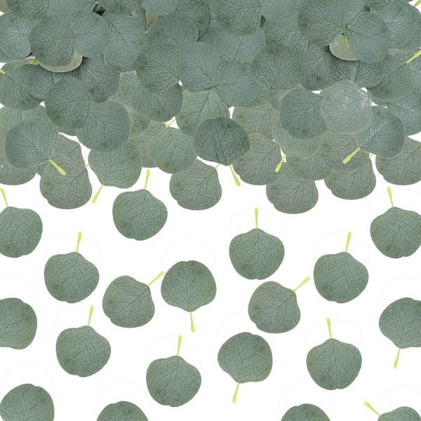 Keaziu - 100 piezas de decoración de magdalenas de hojas verdes para magdalenas, diseño de flores, primavera, cumpleaños, boda, novia, baby shower, suministros de decoración para fiestas de cumpleaños, color verde