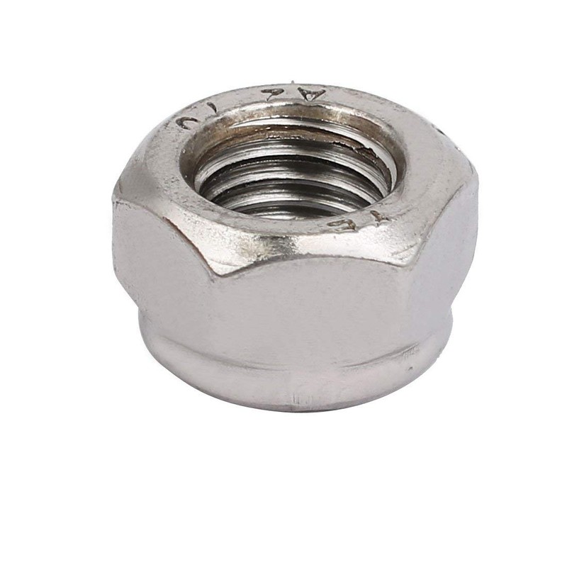 TA-VIGOR 4Pcs Hex Lock Nuts, M12 x 1.5mm Pitch Metric