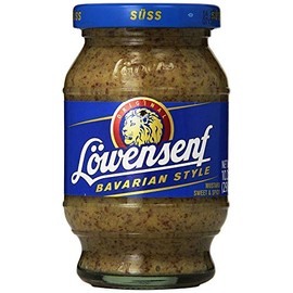 German Löwensenf Bavarian Sweet Mustard Jar 250ml/8.7oz From germany