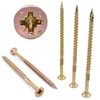 50, 5.0mm x 60mm, (10g), Premium 'Cutter Thread' Wood Screws,