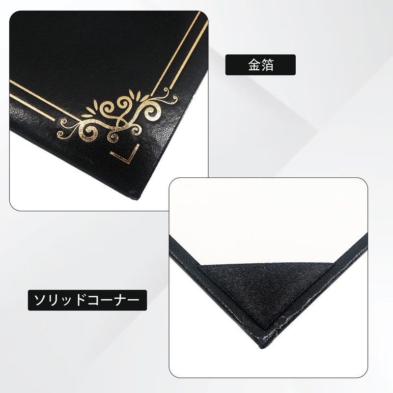 GraduationMall Appreciation Letter Diploma Award File Lace Hot Stamping Bi-Fold